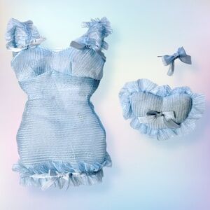 Mizi JHD Fashion Doll Valley Of the Dolls Girls Night Pale Blue Katiegirl Outfit